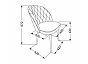 Стул Палермо черный матовый (Краш 12 тауп)