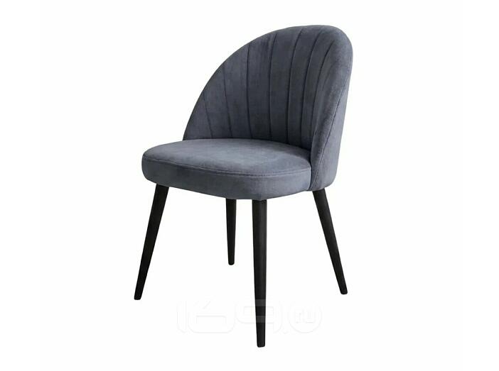 Стул Палермо черный матовый (Velutto 32 графит)