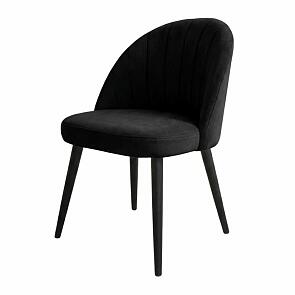 Стул Палермо черный матовый (Velutto 34 черный)
