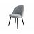 Стул Палермо черный матовый (Velutto 52 серый)