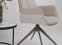 Стул PONTUS 360 град. поворот. RIELY-111 / PRESENT-120 Кремовый / Латте, ®DISAUR