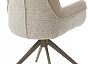 Стул PONTUS 360 град. поворот. RIELY-111 / PRESENT-120 Кремовый / Латте, ®DISAUR