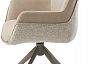 Стул PONTUS 360 град. поворот. RIELY-111 / PRESENT-120 Кремовый / Латте, ®DISAUR