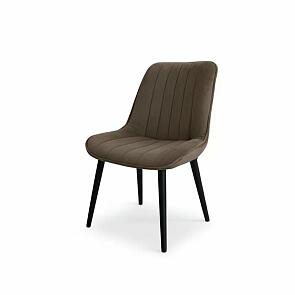 Стул Премьер черный матовый (Velutto 24 шоколад)