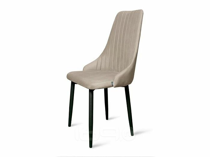 Стул Прованс черный матовый (Velutto 07 бежевый)
