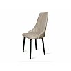 Стул Прованс черный матовый (Velutto 07 бежевый)