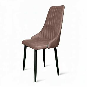 Стул Прованс черный матовый (Velutto 36 какао)