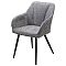 Стул REFLET 3018-17 серый, шенилл / черный каркас