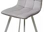 Стул РИЧИ H-09 Светло-серый, велюр / белый каркас
