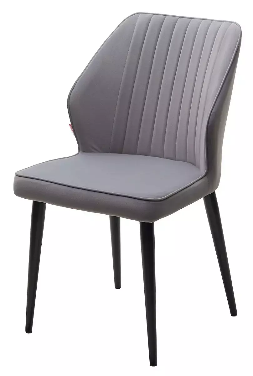 Стул SEATTLE 505-35 Серый, без пальчиковый/чёрный каркас стул seattle v графит 14 велюр чёрный каркас