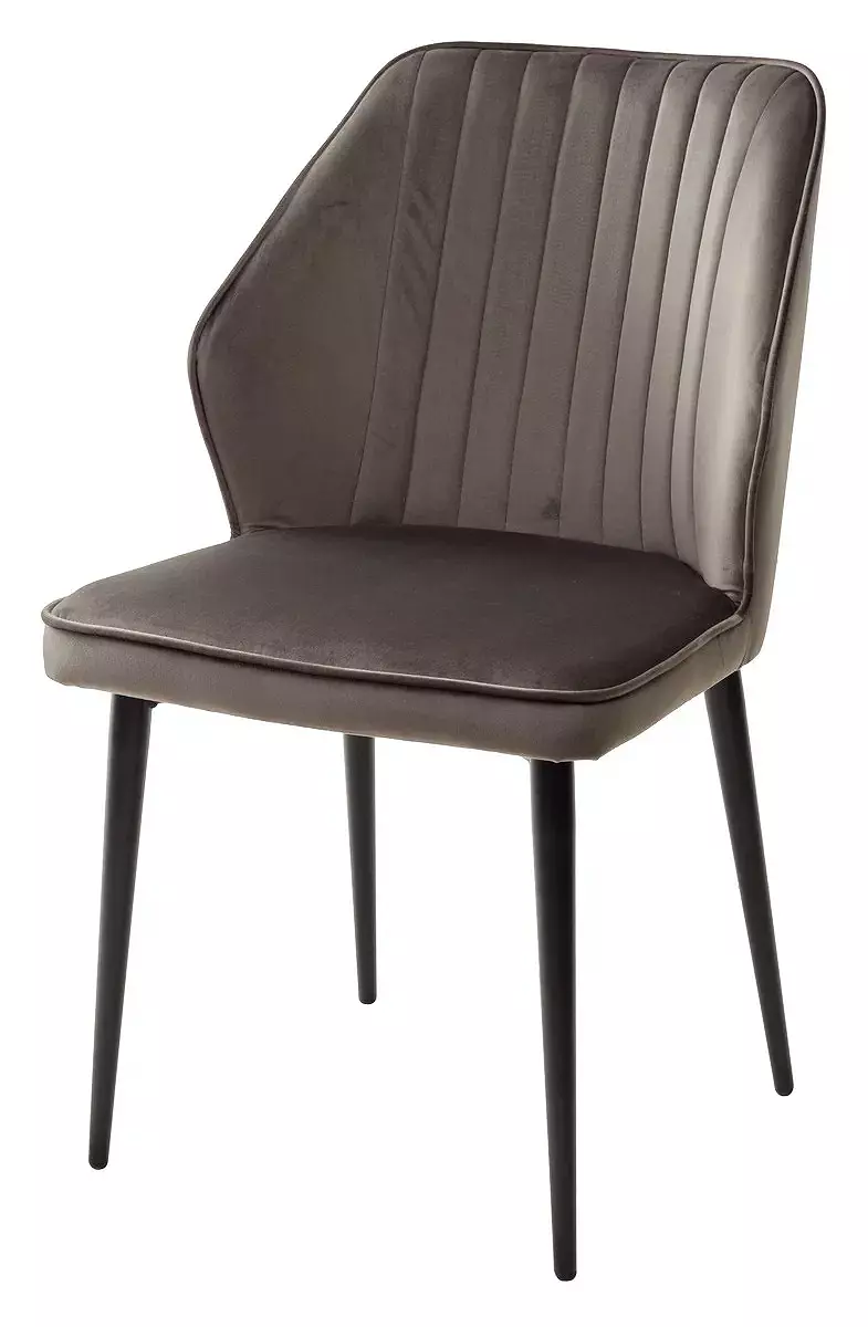 Стул SEATTLE-V ГРАФИТ #14, велюр/чёрный каркас стул av 405 хофман светло серый h09 велюр каркас