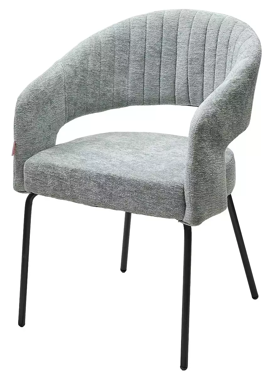 

Стул SNUG 3018-04 мятный, шенилл / черный каркас, Мята;черный