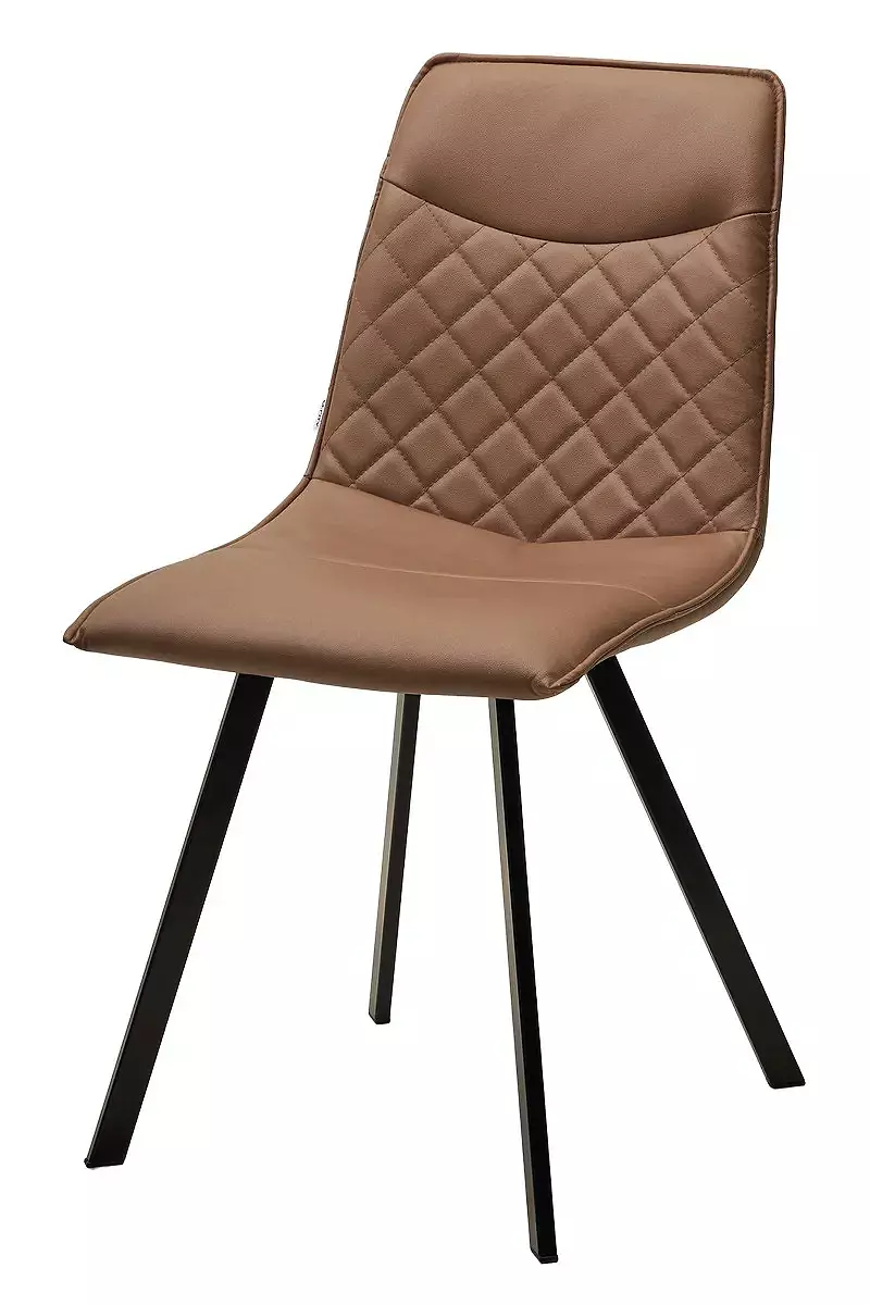 Стул TEXAS HK017-31 серо-коричневый, PU кресло плетеное из роупа канны серо коричневое с белым каркасом