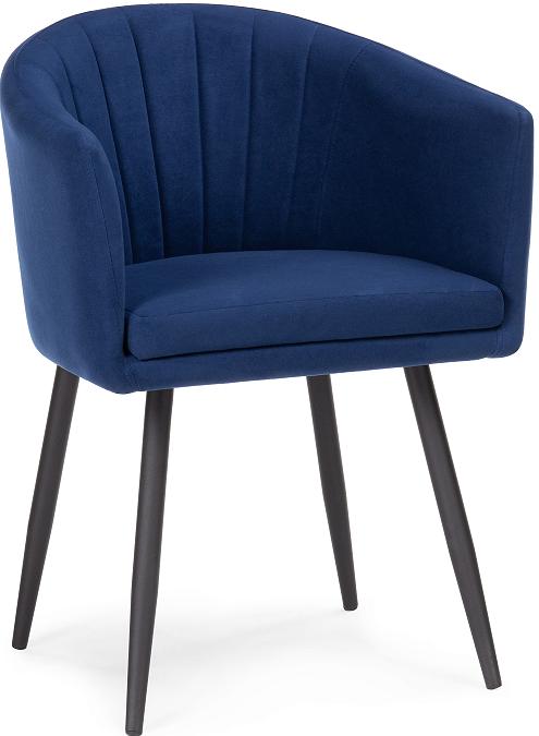 Стул  Валета темно-синий / черный кресло мадрид из роупа темно серый