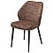 Стул VENA, FIESTA Шоколадный, велюр "антипальчиковый"/ черный каркас