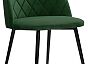 Стул Зест темно-зеленый / черный глянец