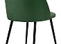 Стул Зест темно-зеленый / черный глянец