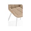 Стулья на металлокаркасе Челси 360 бежевый (ZD 210) / белый