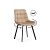Стулья на металлокаркасе Челси 360 бежевый (ZD 210) / черный