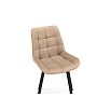 Стулья на металлокаркасе Челси 360 бежевый (ZD 210) / черный