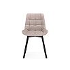 Стулья на металлокаркасе Челси 360 латте (ZD 290) / черный
