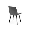 Стулья на металлокаркасе Челси 360 светло-серый (ZD 960) / черный