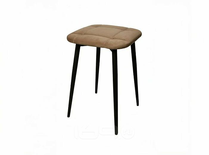 Табурет Фрея черный матовый (Velutto 03 капучино)
