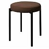 Табурет Оливия черный матовый (Velutto 24 шоколад)