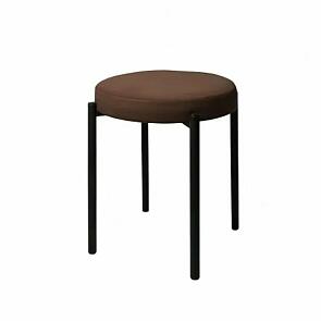 Табурет Оливия черный матовый (Velutto 24 шоколад)
