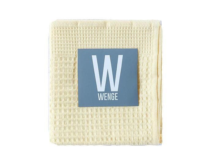Комплект вафельных полотенец 35х60 (2 шт.) "Wenge" сливочный