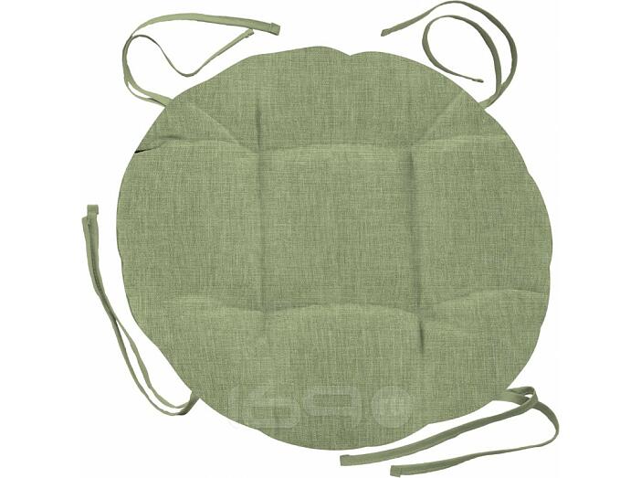 Чехол на табурет с тафтингом d40 "Wenge" olive