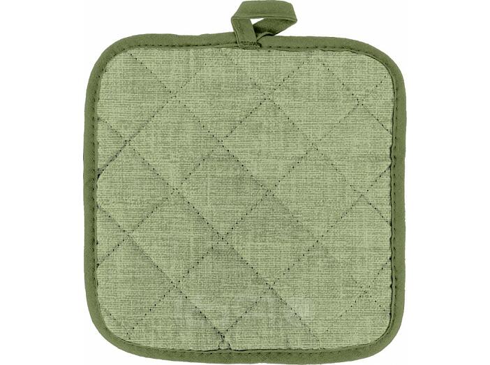 Прихватка рогожка 18х20 "Wenge" olive