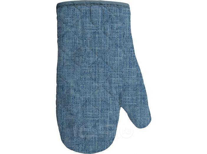 Прихватка-рукавица рогожка 18х33 "Wenge" denim