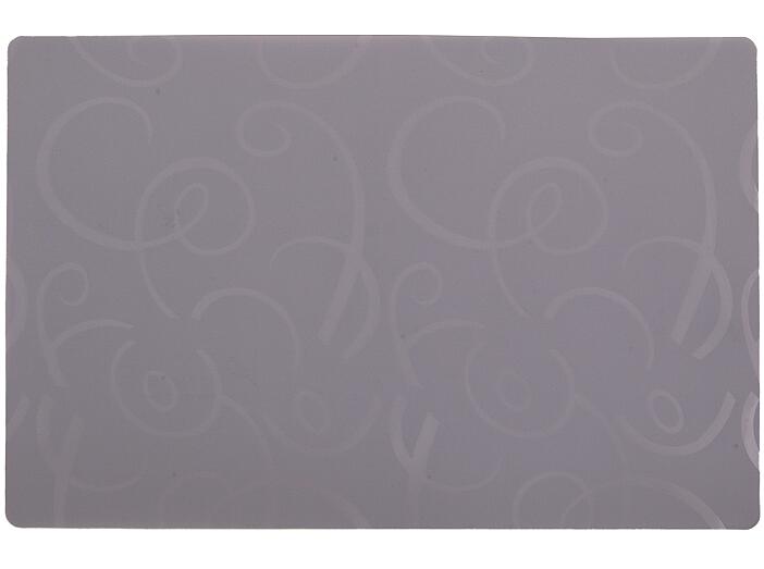 Салфетка индивидуальная текстурированная 30х45см."Узоры", цв. дымчато-серый