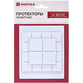 Протекторы защитные из фетра 22*22мм, 30*30мм, 110*130мм, VORTEX