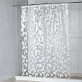 

Штора PEVA Белые листья-2, 180 х 200 см