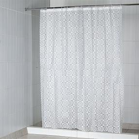 Штора PEVA Corona 180 х 200 см, цвет белый