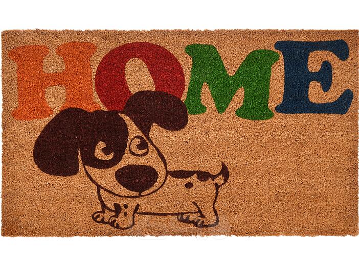 Коврик кокосовый ворс 15мм, 40*70см "Собака" на ПВХ основе  VORTEX/10