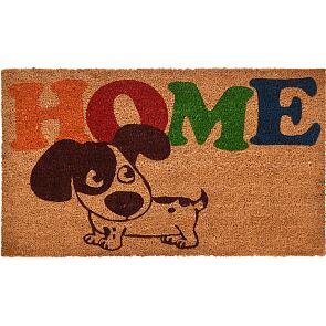 Коврик кокосовый ворс 15мм, 40*70см "Собака" на ПВХ основе  VORTEX/10