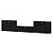 Комплект фасадов для тумбы BRASS ТВ-1 Черный глянец