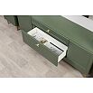 Марион Тумба 16.167 Дымчатый Зеленый K521, Олива шагрень AG 1050 ПВХ, Белый PE шагрень