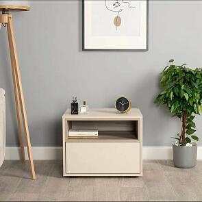 Тайл Тумба 16.164 Сатин 7045 SU, Эмили Блаш U9135, Белый PE шагрень