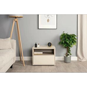 Тайл Тумба 16.164 Сатин 7045 SU, Эмили Блаш U9135, Белый PE шагрень