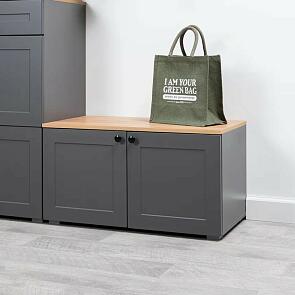 Тумба Остин 13.257 Серый Графит Дуб вотан