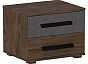 Тумба прикроватная с двумя ящиками спальня "Глазго"