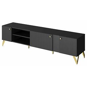 Тумба RENO ТВ-200 (фасад) Черный