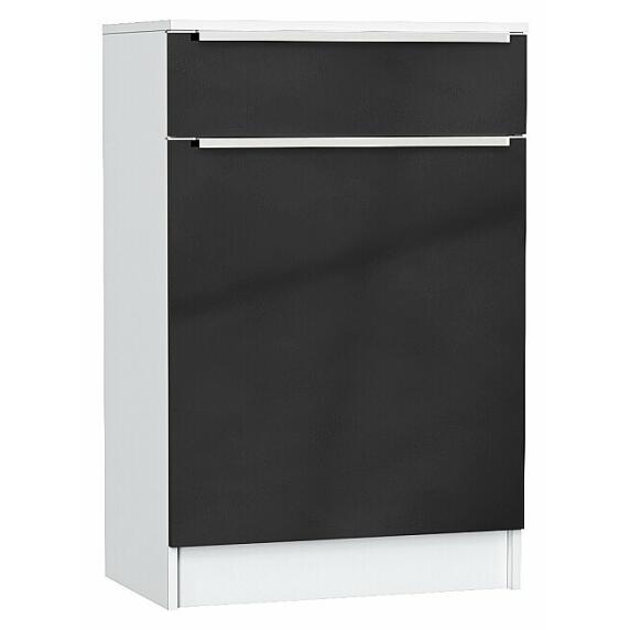Тумба Стиль ТБ-601 с ящиком Anthracite Белый