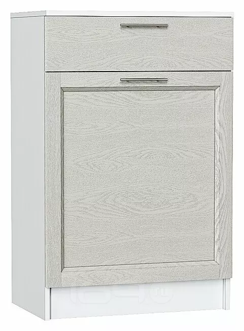 Тумба Стиль ТБ-601 с ящиком Cappuccino Softwood Белый