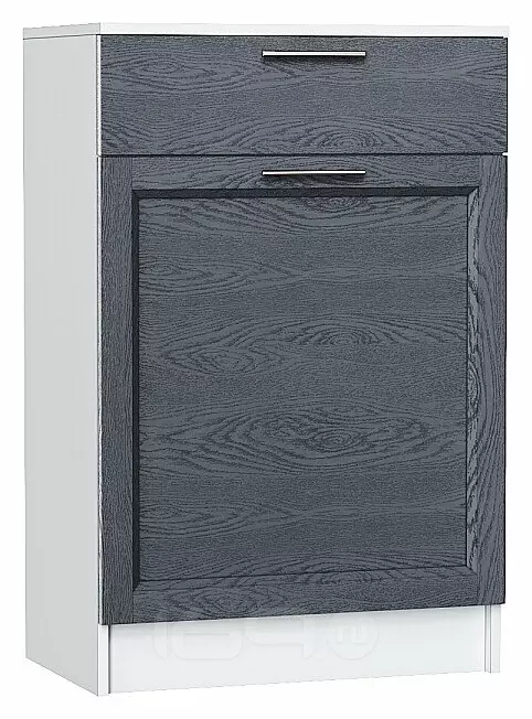 Тумба Стиль ТБ-601 с ящиком Graphite Softwood Белый