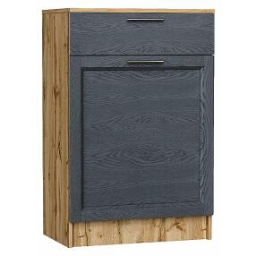 Тумба Стиль ТБ-601 с ящиком Graphite Softwood Дуб Вотан